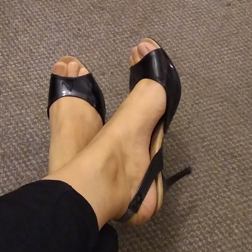 Black heels